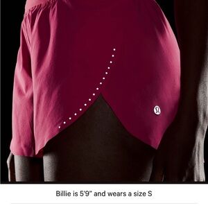 lululemon athletica women's shorts in raspberry